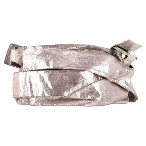 Fendi Wrap Around Shoulder Bag in Metallic Pink Leather